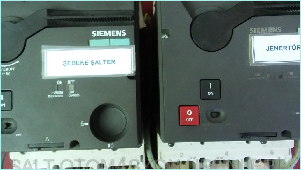 SIEMENS VL630 500-630A MOTORLU TRANSFER ÇİFT TAKIM