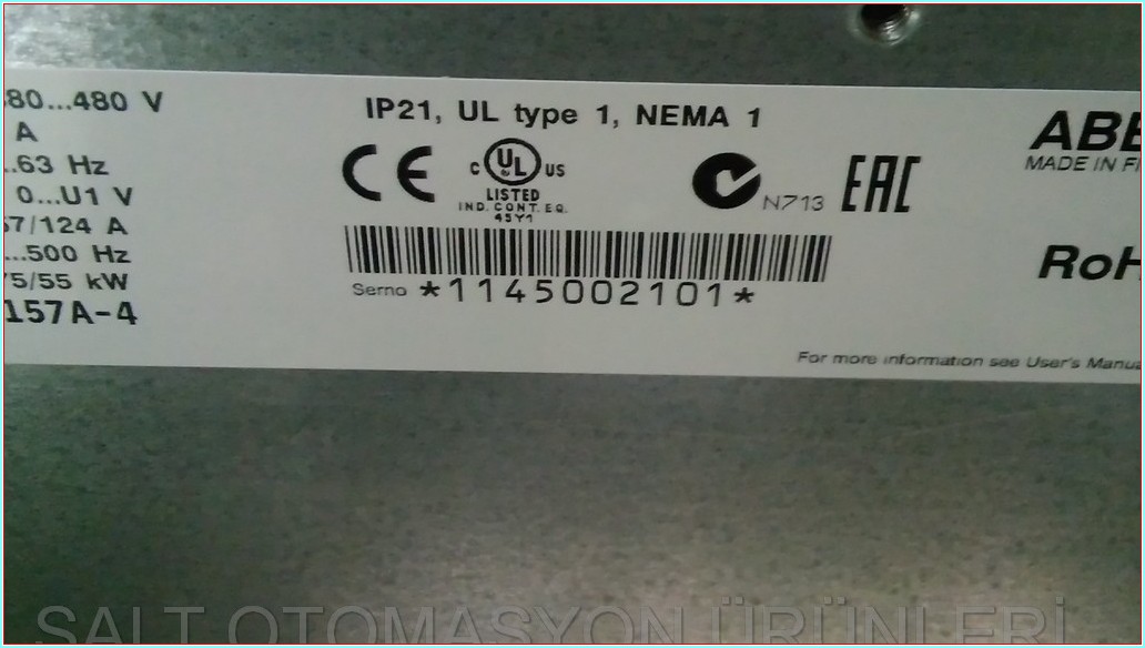 ACS550-01-157A-4 ABB
