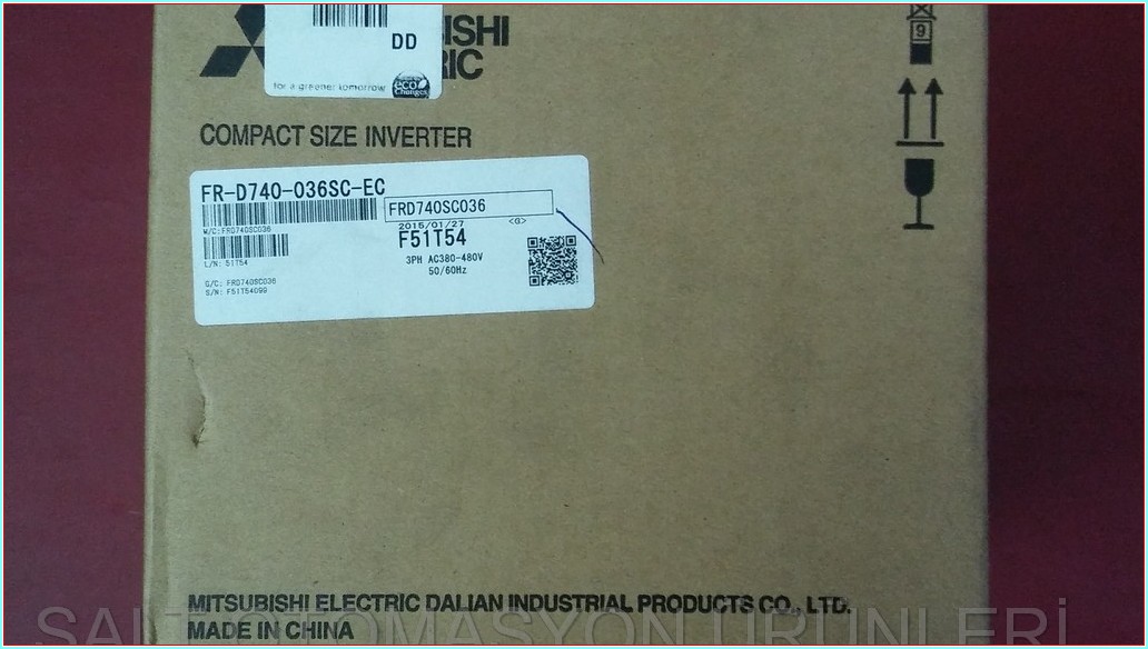MITSUBISHI FR-D740-036SC-EC 1,5KW SIFIR KUTULU SÜRÜCÜ DRIVER INVERTER HIZ KONTROL CİHAZI