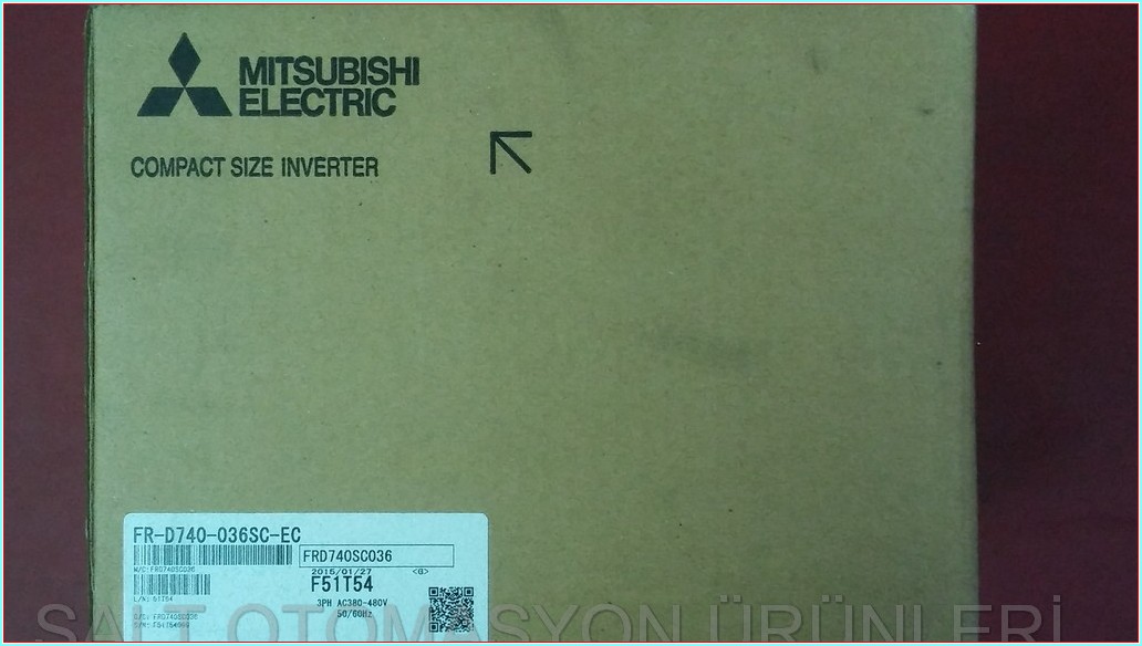 MITSUBISHI FR-D740-036SC-EC 1,5KW SIFIR KUTULU SÜRÜCÜ DRIVER INVERTER HIZ KONTROL CİHAZI