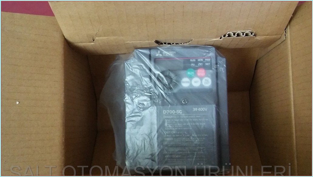 MITSUBISHI FR-D740-036SC-EC 1,5KW SIFIR KUTULU SÜRÜCÜ DRIVER INVERTER HIZ KONTROL CİHAZI