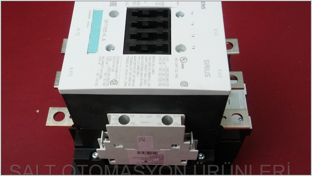 SIEMENS 3RT1055-6AP36 75KW 150A SIFIR KUTULU KONTAKTÖR