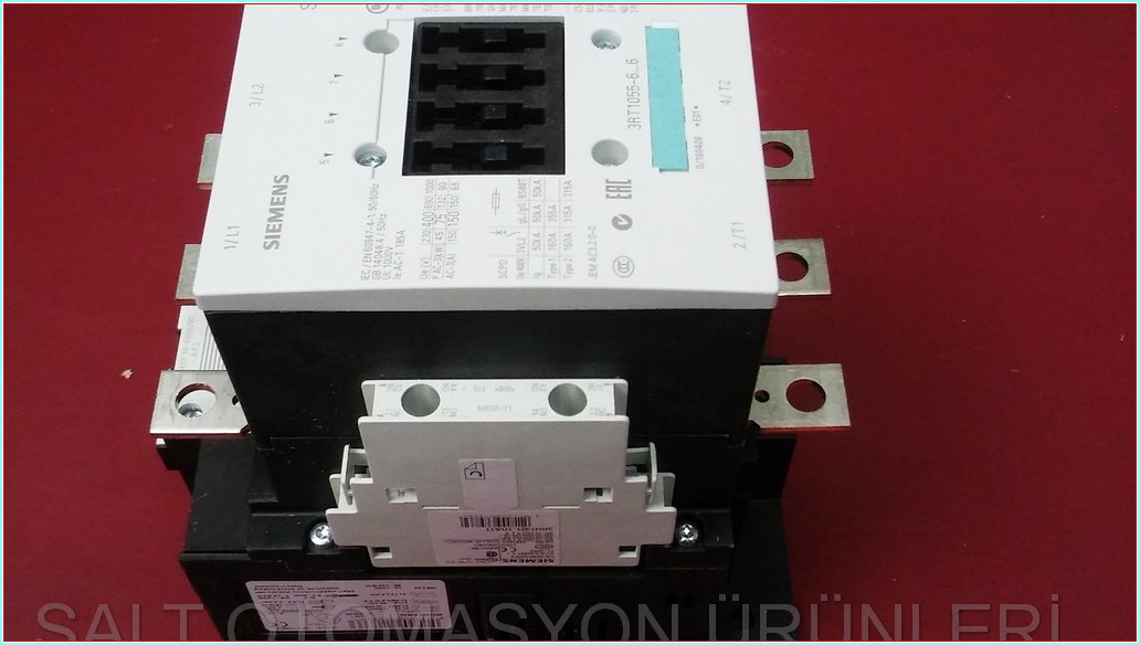 SIEMENS 3RT1055-6AP36 75KW 150A SIFIR KUTULU KONTAKTÖR