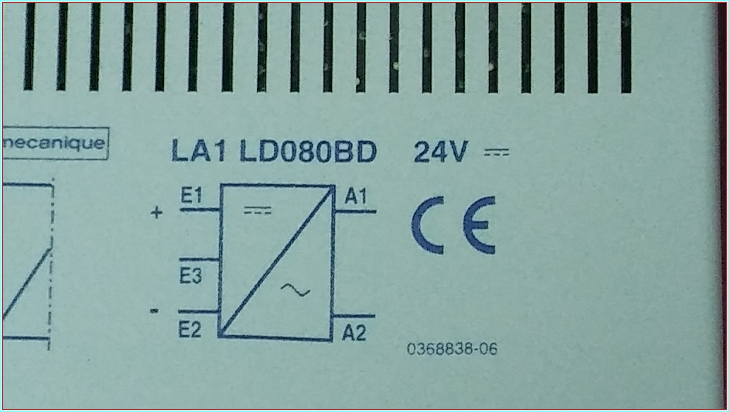 TELEMECANİQUE LA1 LD080BD SIFIR KUTULU DC CONVERTER CONVERTİSSEUR VOLTAJ DÖNÜŞTÜRÜCÜ 24V DC-AC