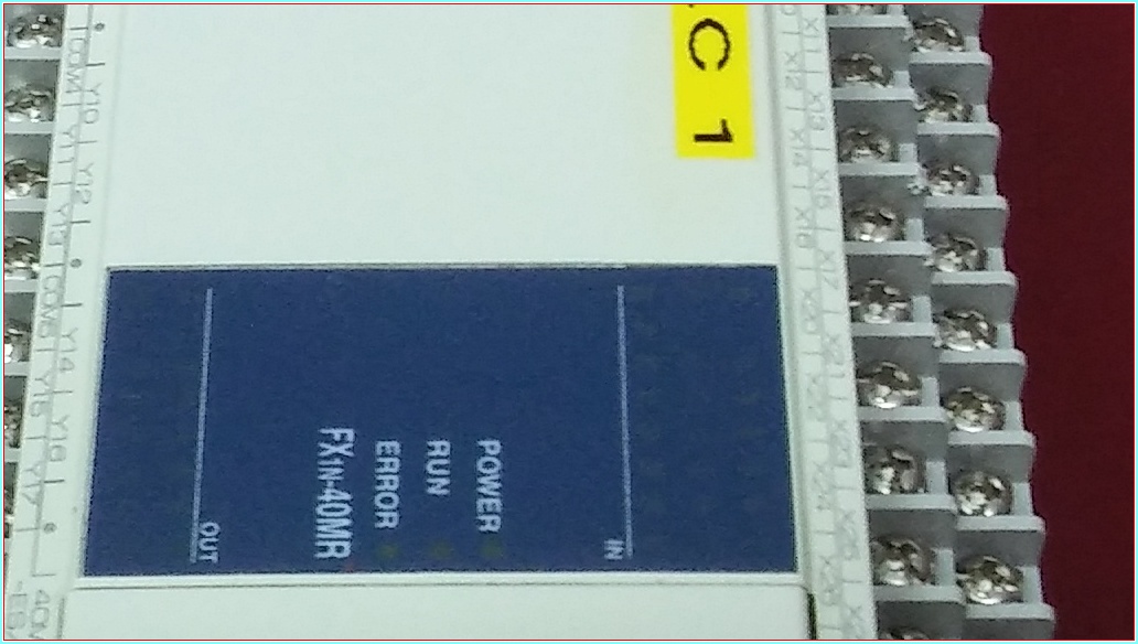 MITSUBISHI FX1N-40MR-ES-UL FX2N-16EYR-ES-UL PLC TAKIM