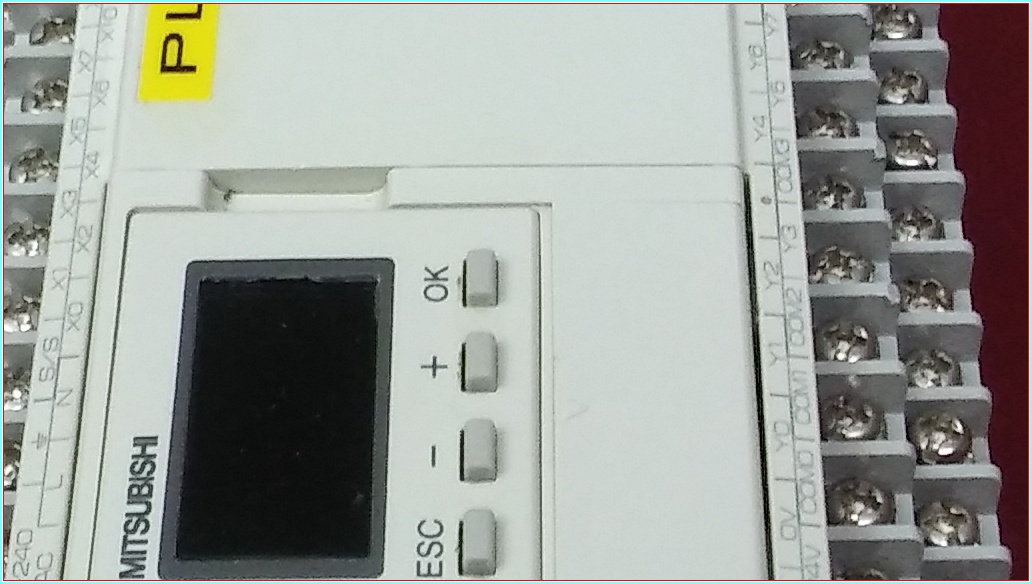 MITSUBISHI FX1N-40MR-ES-UL FX2N-16EYR-ES-UL PLC TAKIM