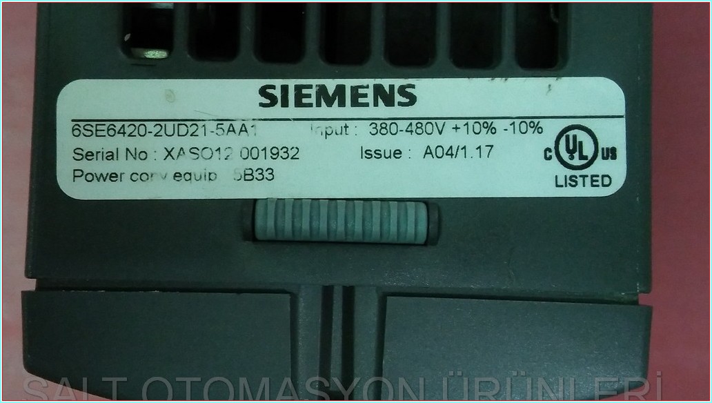 SIEMENS 6SE6420-2UD21-5AA1 MICROMASTER 420 1,5KW 380V SÜRÜCÜ