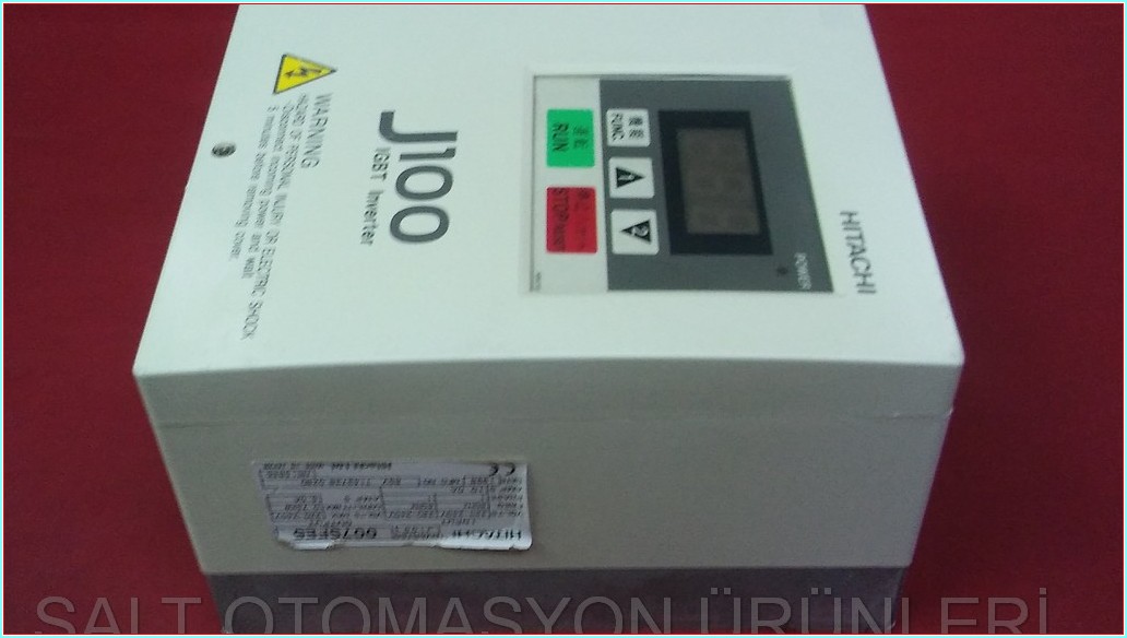 HITACHI J100 IGBT INVERTER 007SFE5 0,75KW SÜRÜCÜ DRIVER INVERTER