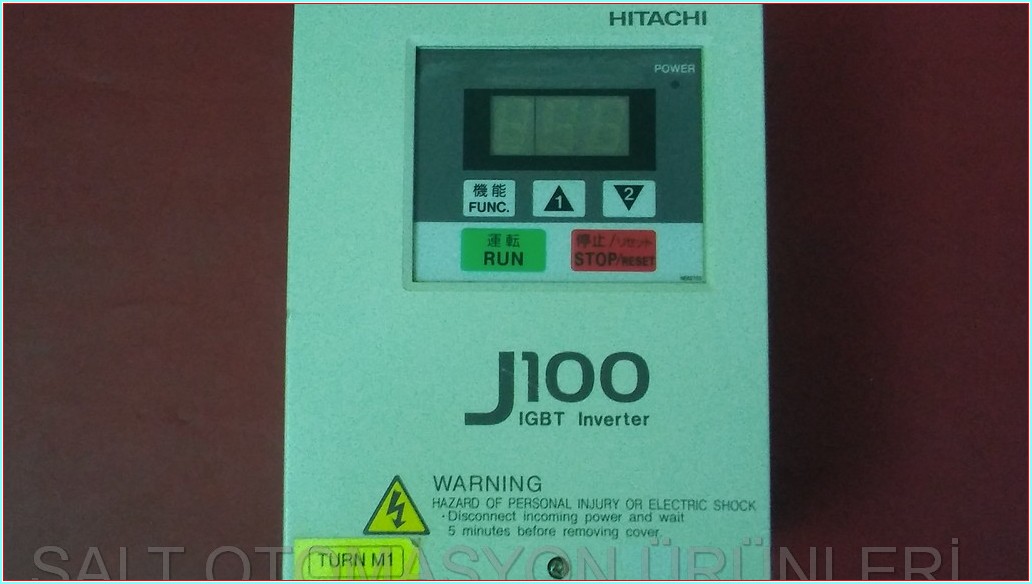 HITACHI J100 IGBT INVERTER 004SFE5 0,40KW SÜRÜCÜ DRIVER INVERTER