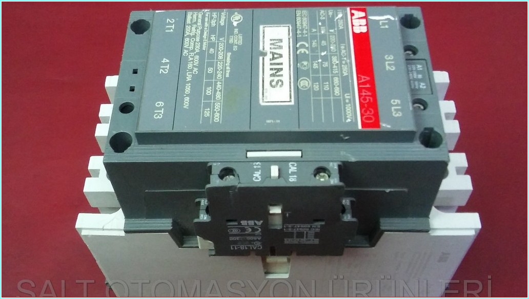 ABB A145-30 145A 75KW KONTAKTÖR SIFIRDAN FARKI FİYATI