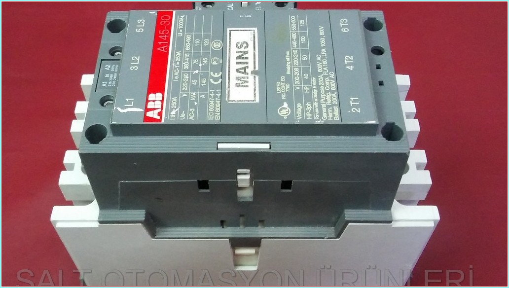 ABB A145-30 145A 75KW KONTAKTÖR SIFIRDAN FARKI FİYATI