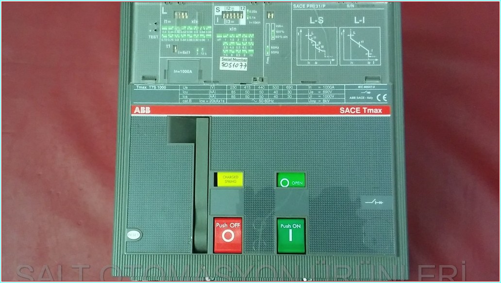 ABB SACE TMAX T7S 1000 1000A MOTORLU MASTERPACT SIFIRDAN FARKSIZ
