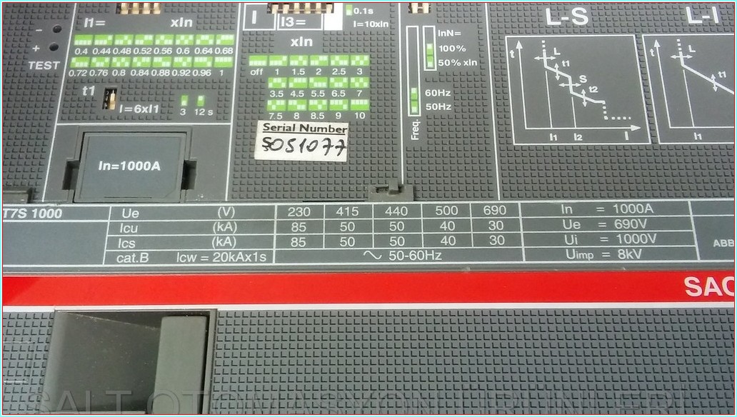 ABB SACE TMAX T7S 1000 1000A MOTORLU MASTERPACT SIFIRDAN FARKSIZ