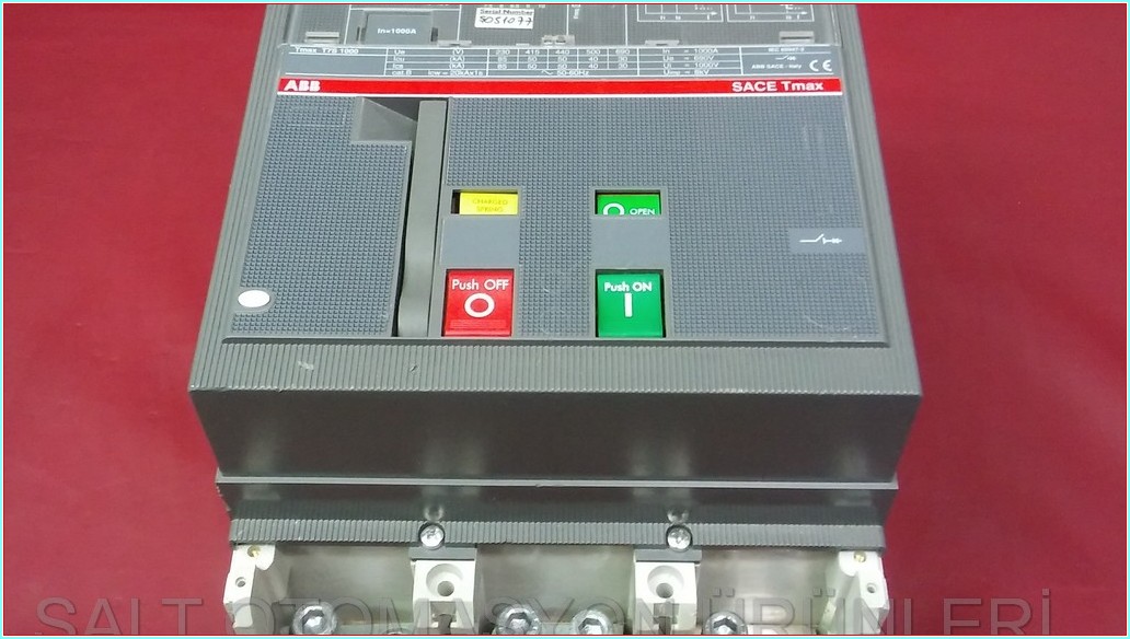 ABB SACE TMAX T7S 1000 1000A MOTORLU MASTERPACT SIFIRDAN FARKSIZ