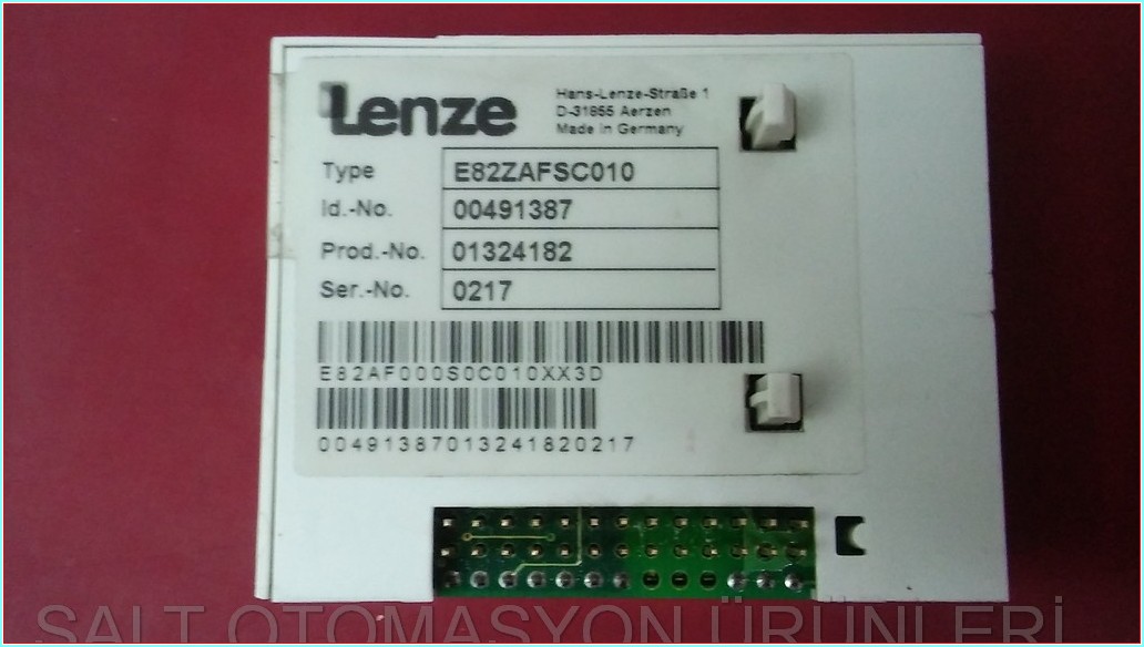 LENZE E82ZAFSC010 13140246 STANDARD PT 010/3D MODULE STANDART PT 010 3F 3D