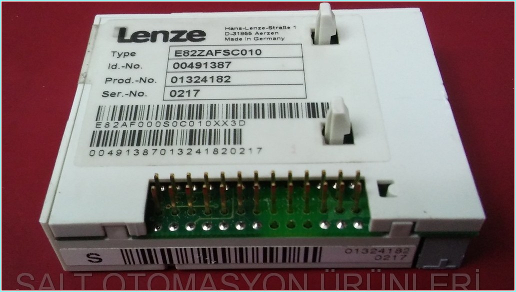 LENZE E82ZAFSC010 13140246 STANDARD PT 010/3D MODULE STANDART PT 010 3F 3D