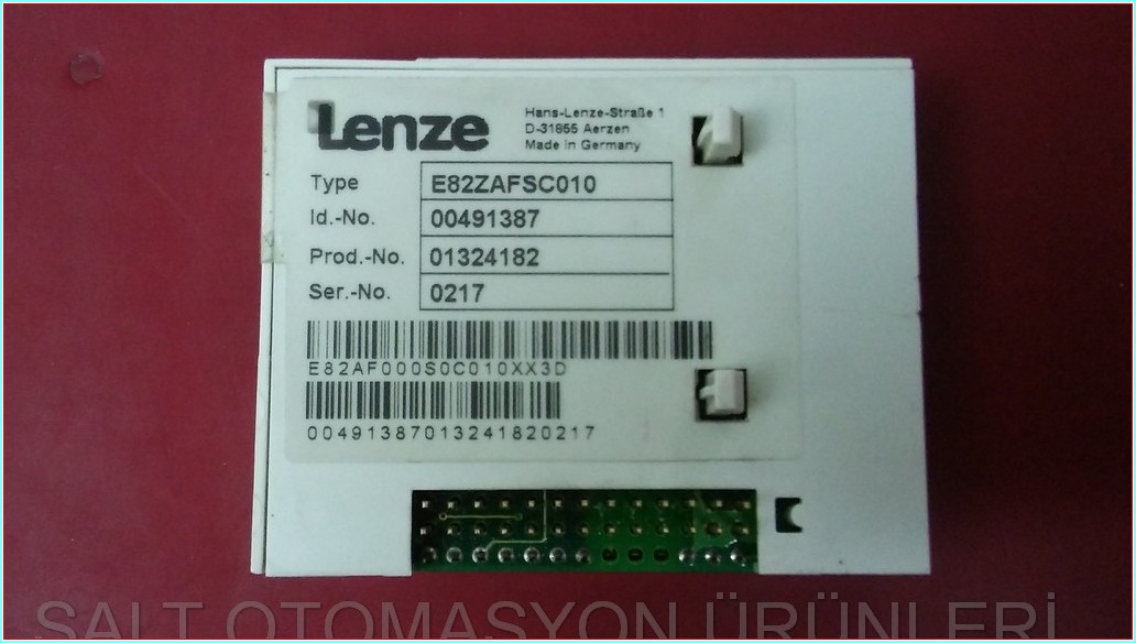 LENZE E82ZAFSC010 13140246 STANDARD PT 010/3D MODULE STANDART PT 010 3F 3D