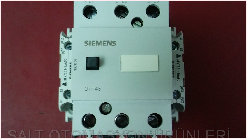 SIEMENS 3TF45 22-0AP0 3TF4522-0A 3TF45 18,5KW SIFIR KUTULU KONTAKTÖR