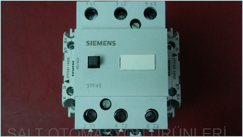SIEMENS 3TF45 22-0AP0 3TF4522-0A 3TF45 18,5KW SIFIR KUTULU KONTAKTÖR