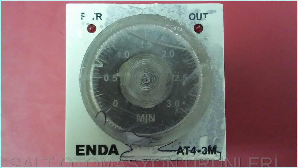 ENDA AT4-3M AT4-K-230VAC-3M ANALOG TIMER ZAMAN SAATİ