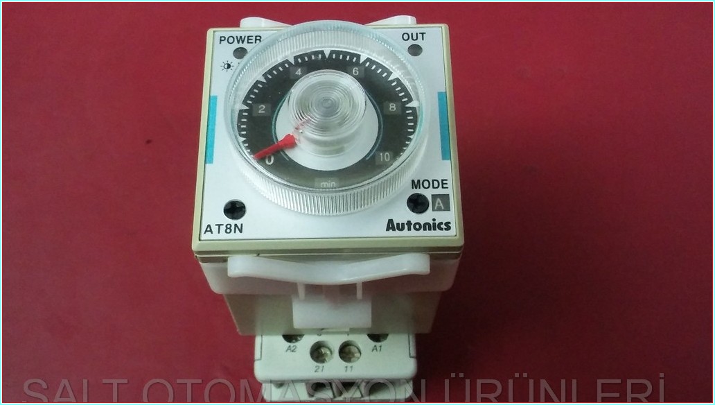 AUTONİCS AT8N ÇOK İŞLEVLİ ANALOG ZAMANLAYICI ZAMAN RÖLESİ