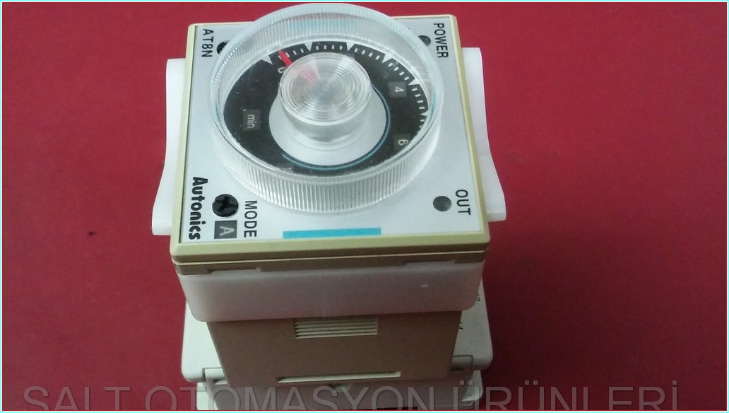 AUTONİCS AT8N ÇOK İŞLEVLİ ANALOG ZAMANLAYICI ZAMAN RÖLESİ