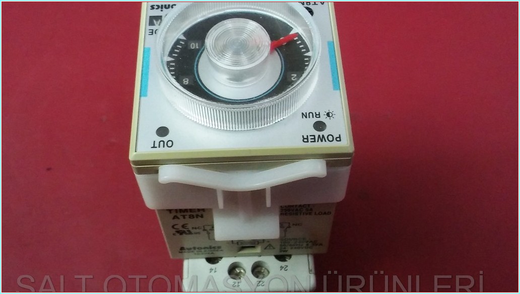 AUTONİCS AT8N ÇOK İŞLEVLİ ANALOG ZAMANLAYICI ZAMAN RÖLESİ