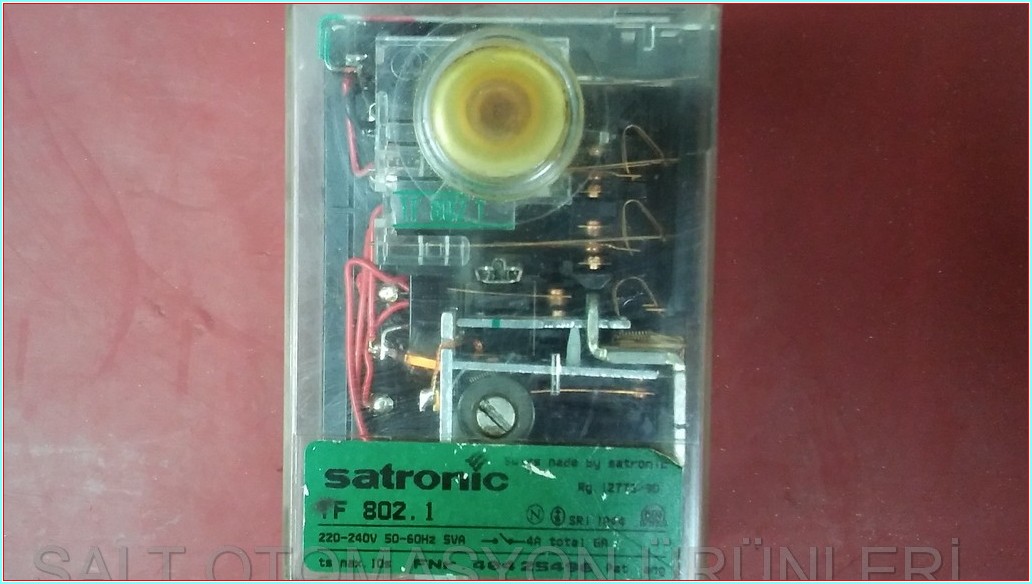 SATRONİC TF 802,1 BRÜLÖR BEYNİ HONEYWELL SIFIRDAN FARKSIZ