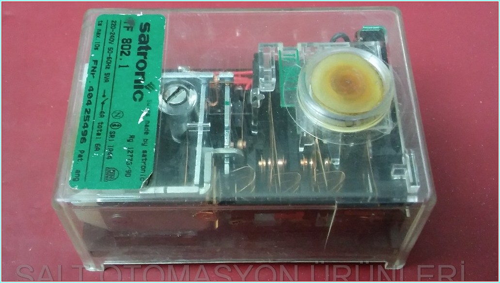 SATRONİC TF 802,1 BRÜLÖR BEYNİ HONEYWELL SIFIRDAN FARKSIZ