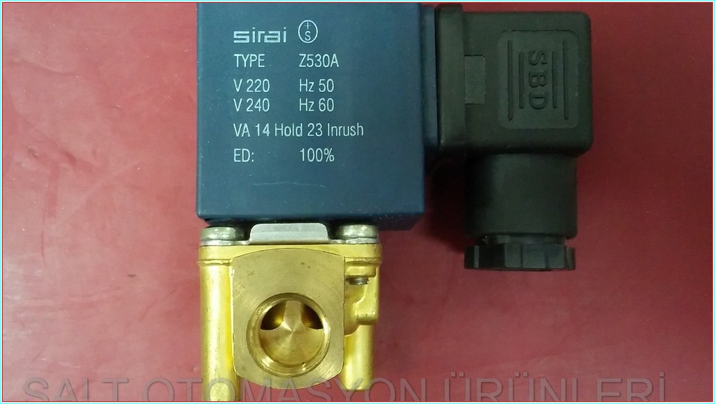 SİRAİ Z530A L129M10 01/4X3.560  SOLENOİD VALF BOBİNİ SIFIRDAN FARKSIZ