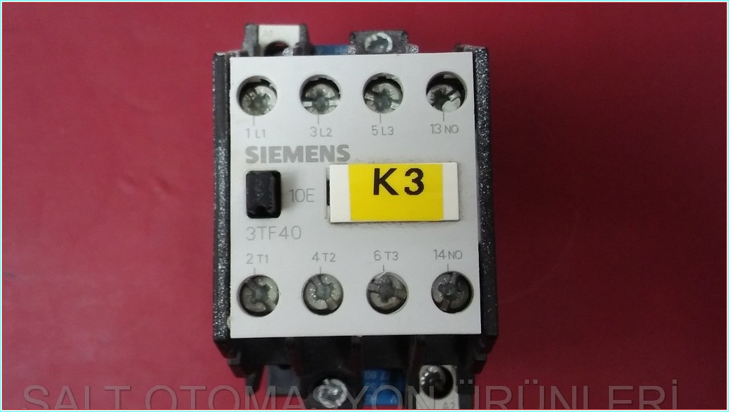 SIEMENS 3TF40 3TF4010-0A 3TF40-10E KONTAKTÖR