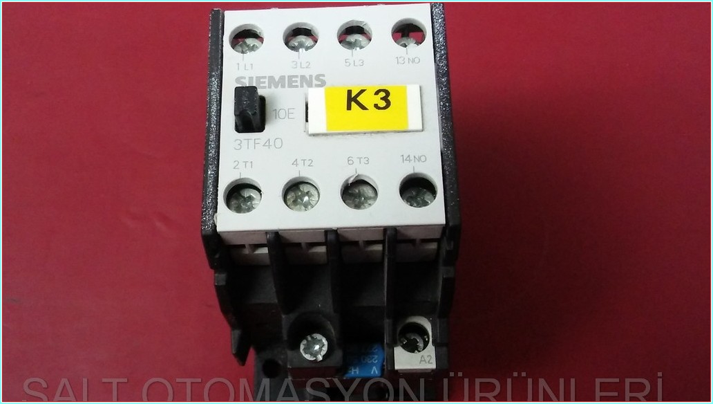 SIEMENS 3TF40 3TF4010-0A 3TF40-10E KONTAKTÖR