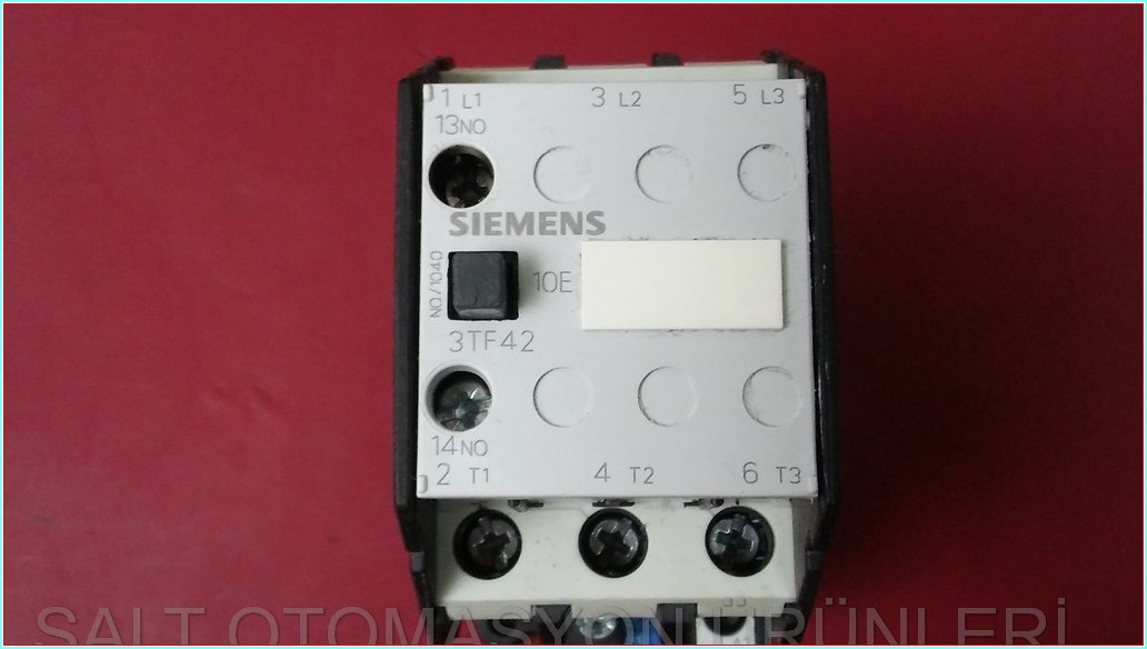 SIEMENS 3TF42 3TF4210-0A 3TF42-10E 3TB42 220V KONTAK BOBİNLİ KONTAKTÖR