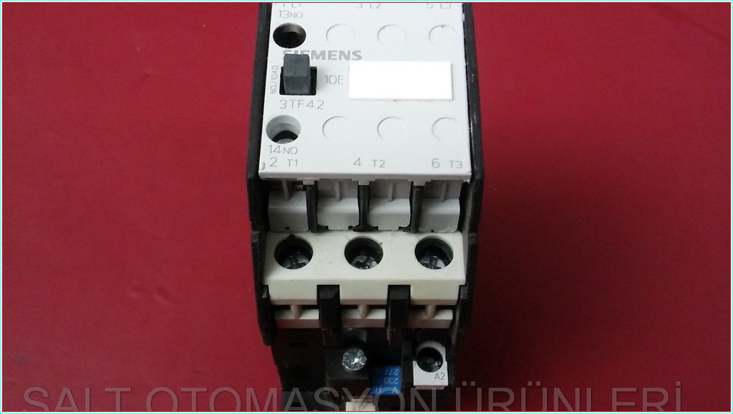 SIEMENS 3TF42 3TF4210-0A 3TF42-10E 3TB42 220V KONTAK BOBİNLİ KONTAKTÖR