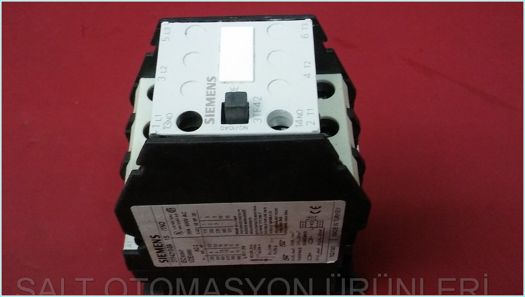 SIEMENS 3TF42 3TF4210-0A 3TF42-10E 3TB42 220V KONTAK BOBİNLİ KONTAKTÖR