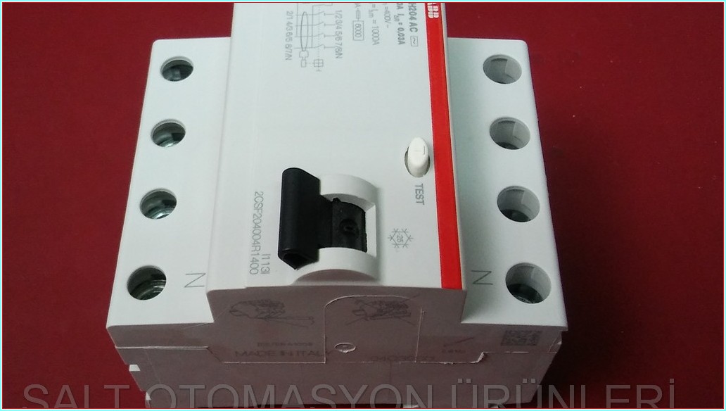 ABB FH204 AC-40 0,03 2CSF204004R14 1000A SIFIR KUTULU KAÇAK AKIM