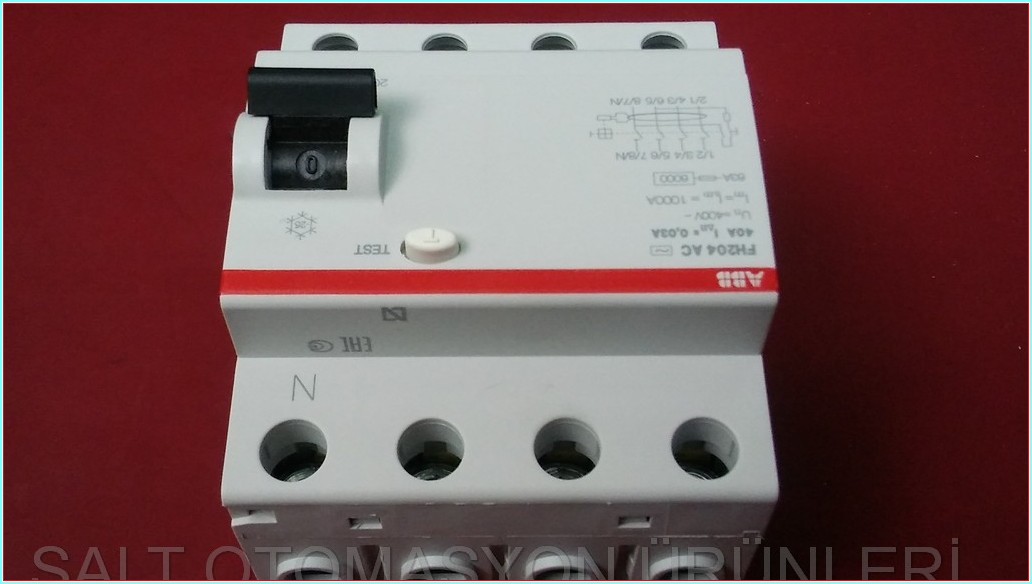 ABB FH204 AC-40 0,03 2CSF204004R14 1000A SIFIR KUTULU KAÇAK AKIM