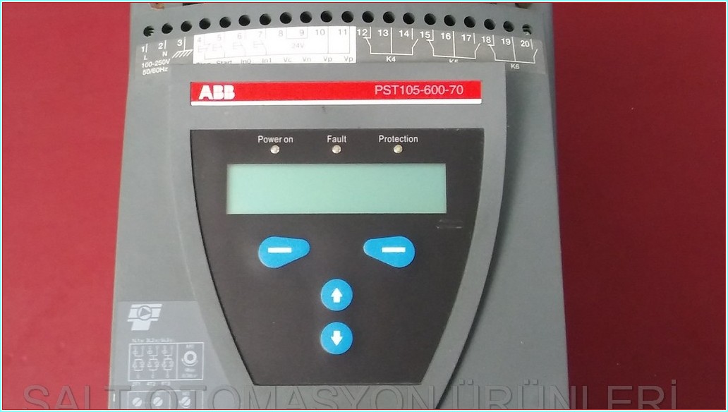 ABB PST105-600-70 1SFA894009R7000 55KW SOFTSTARTER YUMUŞAK YOL VERME