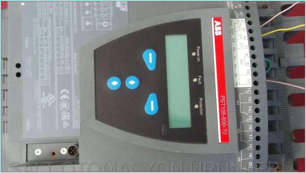 ABB PST105-600-70 1SFA894009R7000 55KW SOFTSTARTER YUMUŞAK YOL VERME
