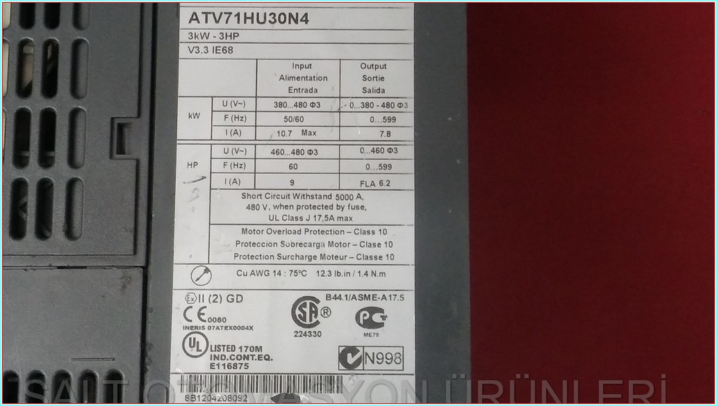 ATV71HU30N4 SCHNEİDER