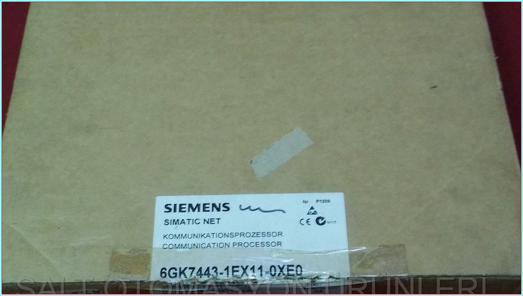 SIEMENS SIMATIC NET 6GK7443-1EX11-0XE0 İLETİŞİM MODÜLÜ SIFIR KUTULU