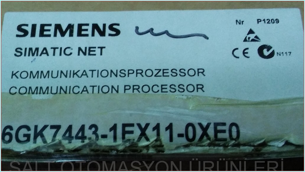 SIEMENS SIMATIC NET 6GK7443-1EX11-0XE0 İLETİŞİM MODÜLÜ SIFIR KUTULU