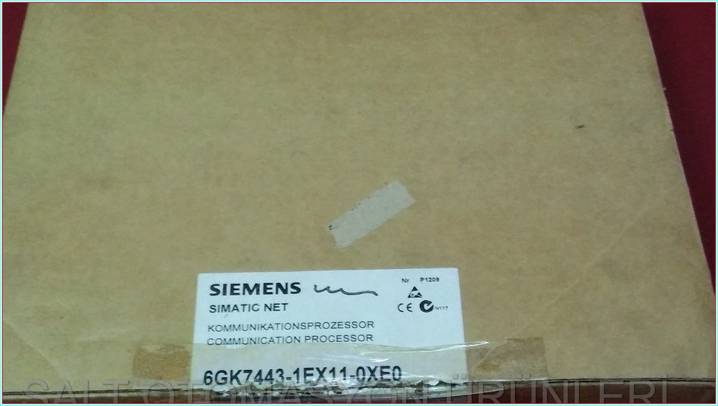 SIEMENS SIMATIC NET 6GK7443-1EX11-0XE0 İLETİŞİM MODÜLÜ SIFIR KUTULU
