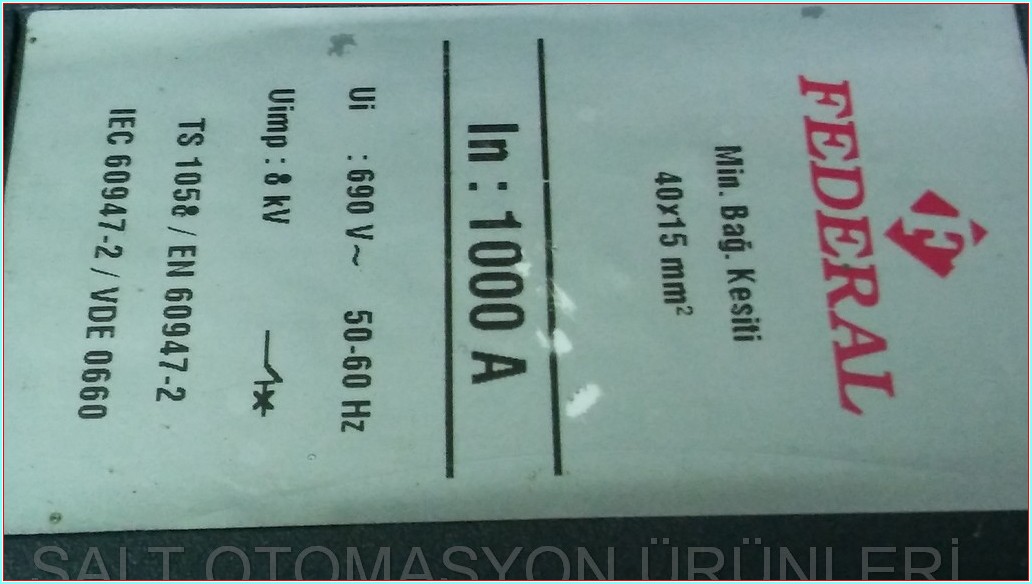 FEDERAL H-1250 1250A TMŞ