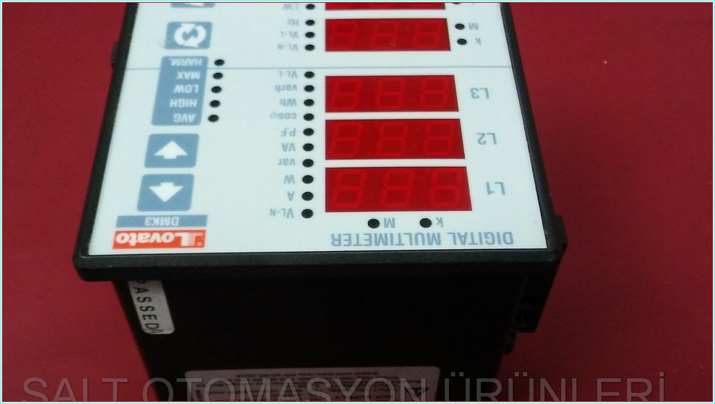 LOVATO DMK3 DIGITAL MULTIMETER
