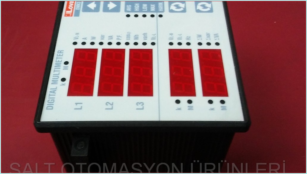 LOVATO DMK3 DIGITAL MULTIMETER