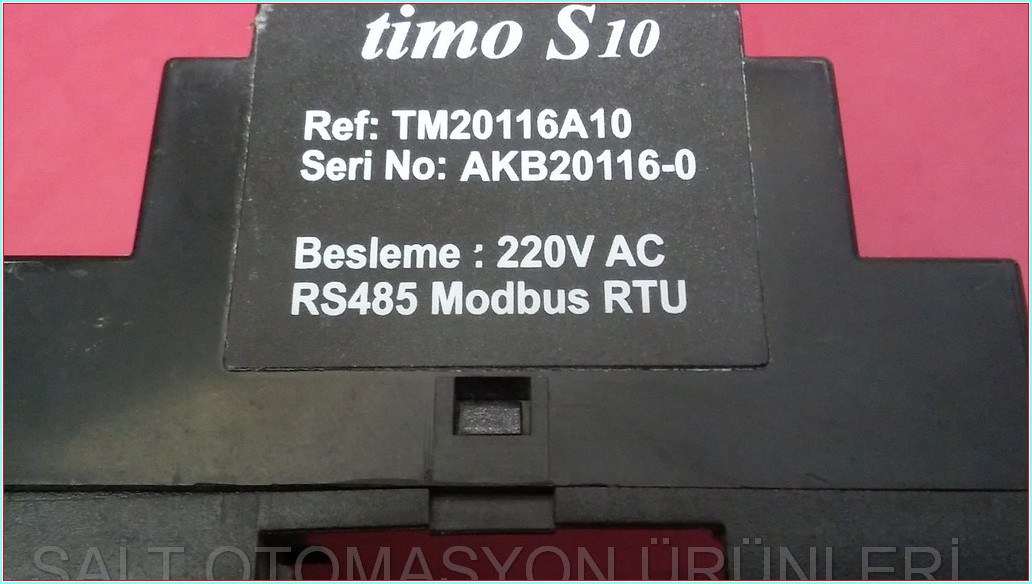 TİMO S 10 TİMO S10 TM20116A10 RS485 MODBUS RTU