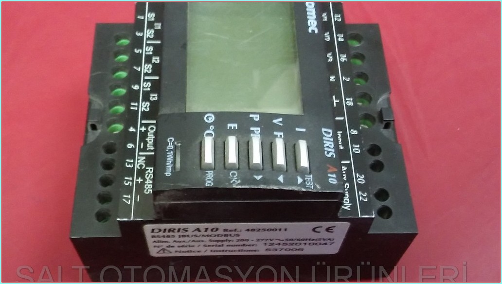 SOCOMEC DIRIS A10 RS485 JBUS MODBUS 48250011
