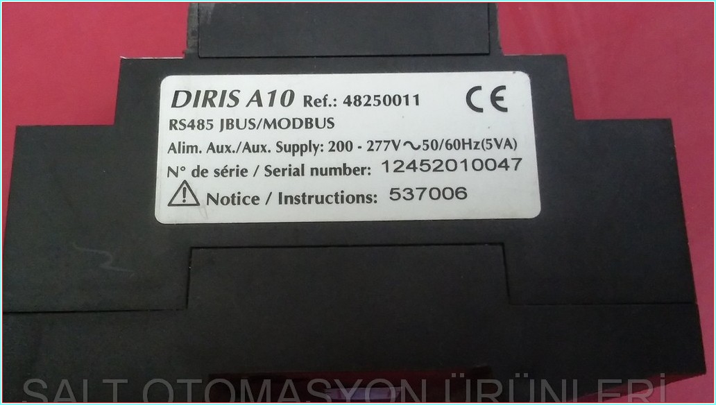 SOCOMEC DIRIS A10 RS485 JBUS MODBUS 48250011