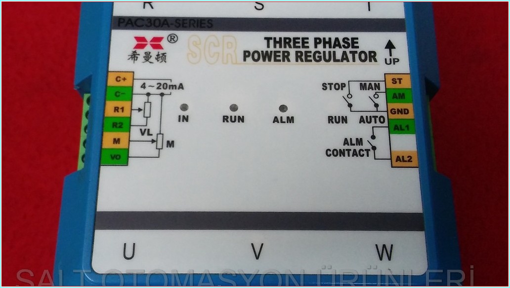 SCR PAC30A-SERIES PAC30 80A 3 FAZLI POWER REGULATOR GÜÇ REGÜRATÖRÜ
